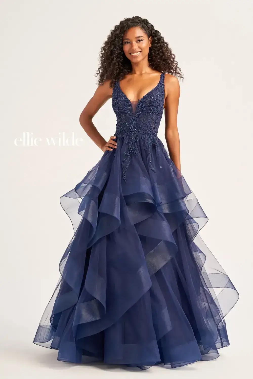 Flirty and Fun: Ruffle-Enhanced Prom Dresses for 2025 Image