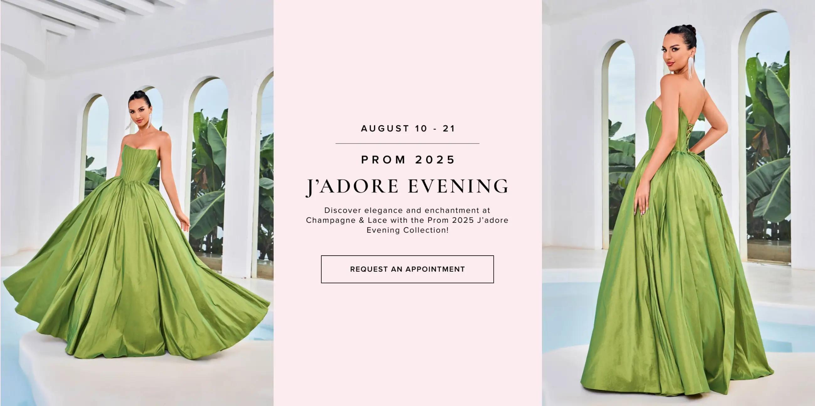 picture promoting j'adore evening