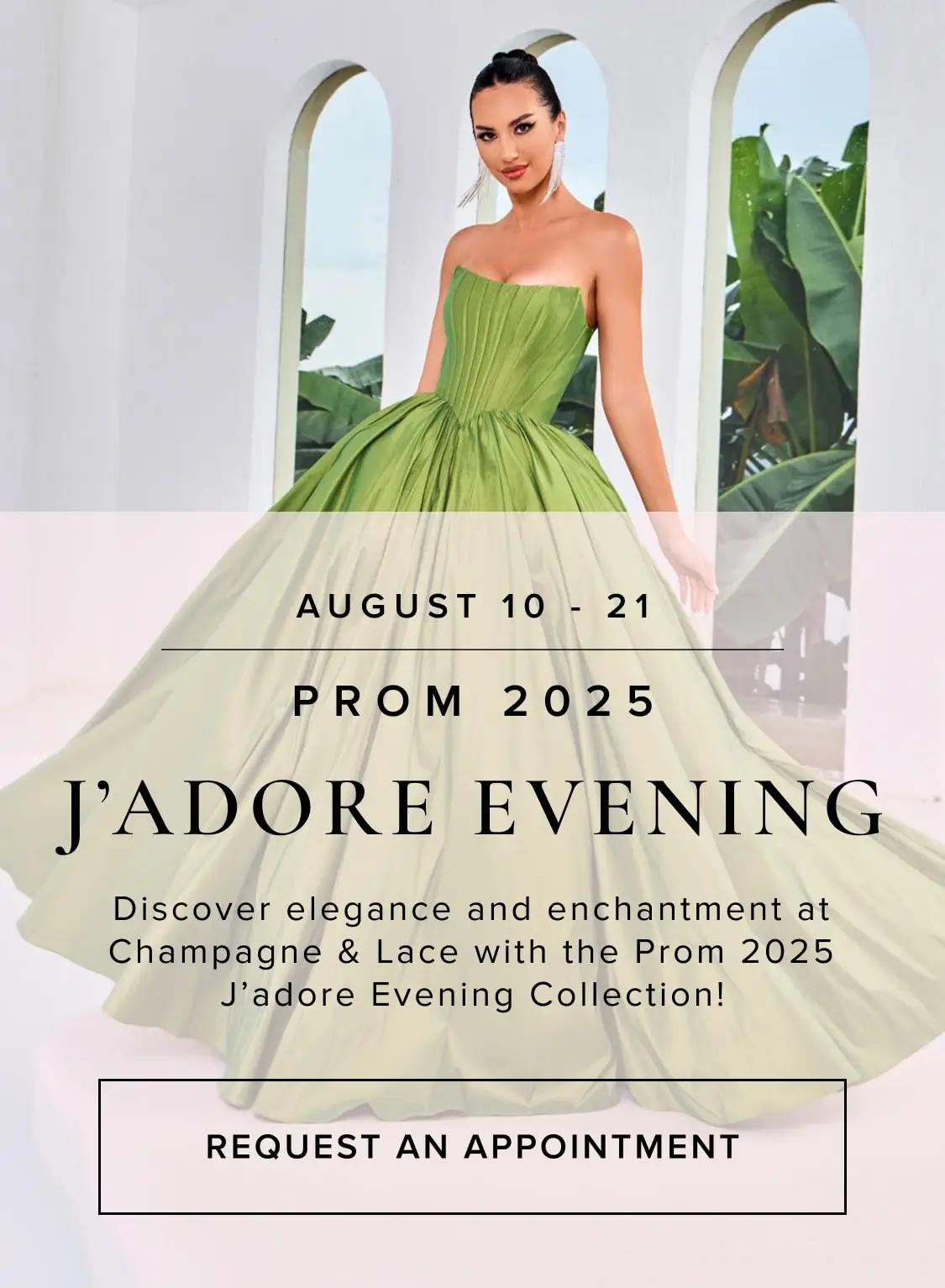 picture promoting j'adore evening
