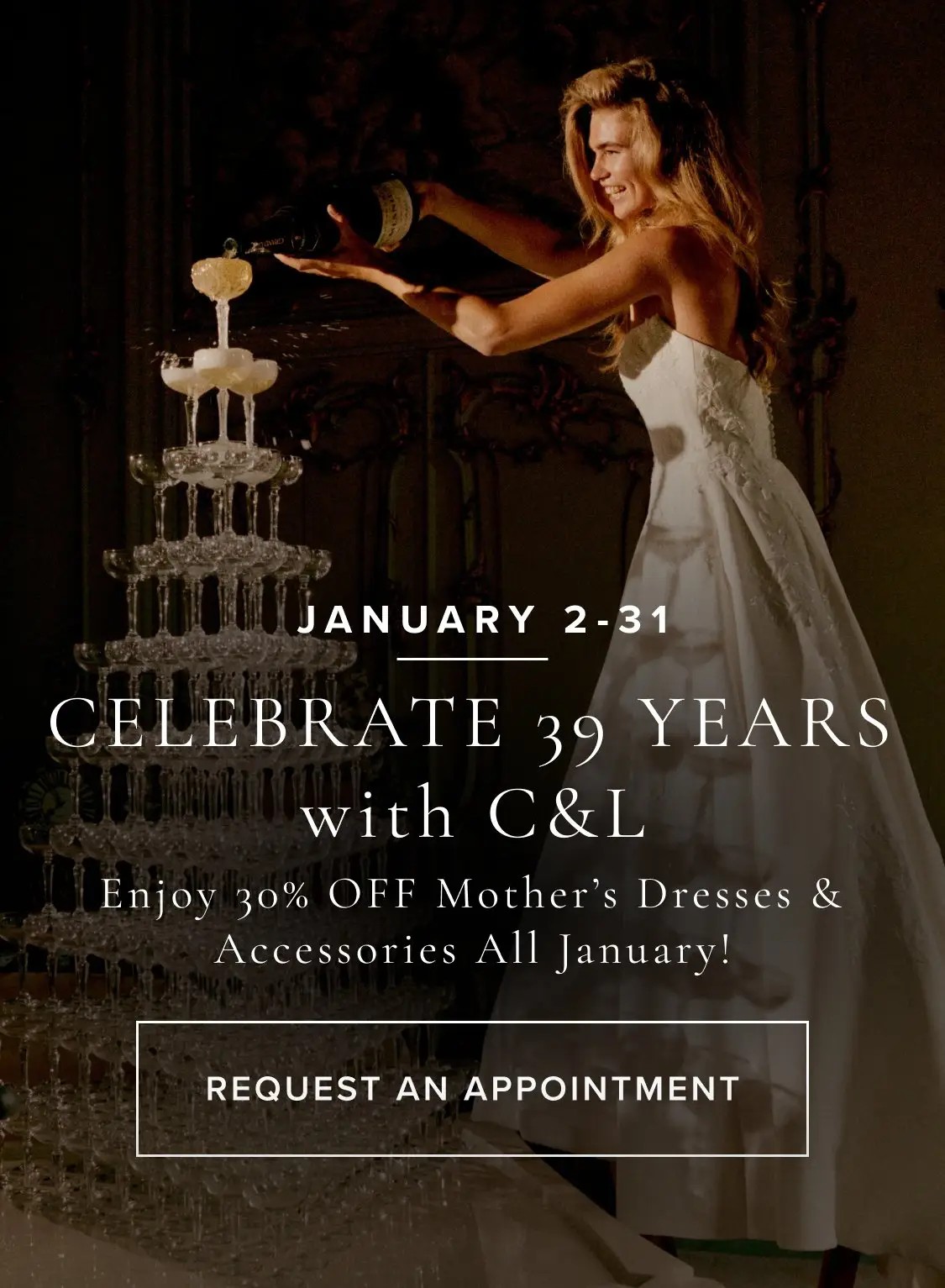 Champagne&Lace Turns 39 Mobile Banner